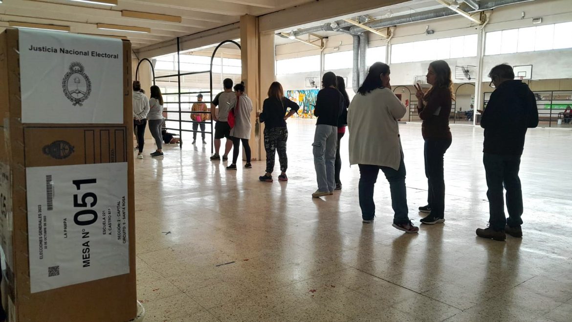 26-O: La Pampa representa el 0,8% del total de electores en el país