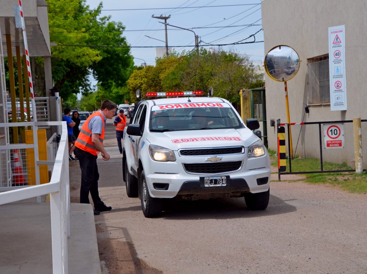 Personal de la CPE practicó un simulacro de evacuación