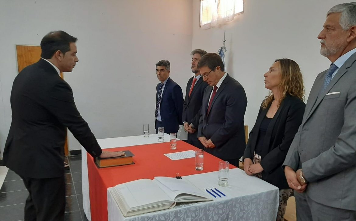 Acha: asumió Mendiara y entregaron reconocimientos