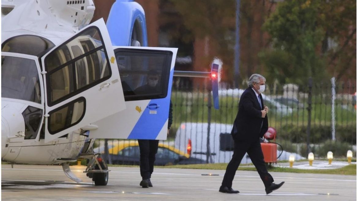 Alberto Fernández: “Apuntaron a mi helicóptero con mira telescópica tras el atentado a Cristina”