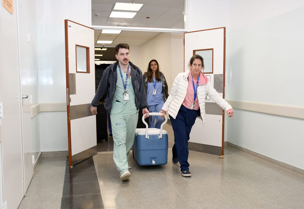 Cuatro equipos participaron del operativo de ablación de órganos en el Hospital Favaloro