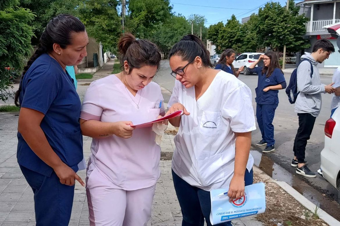 Pico: por el caso de dengue y la proliferación de mosquitos, tareas de prevención en barrios