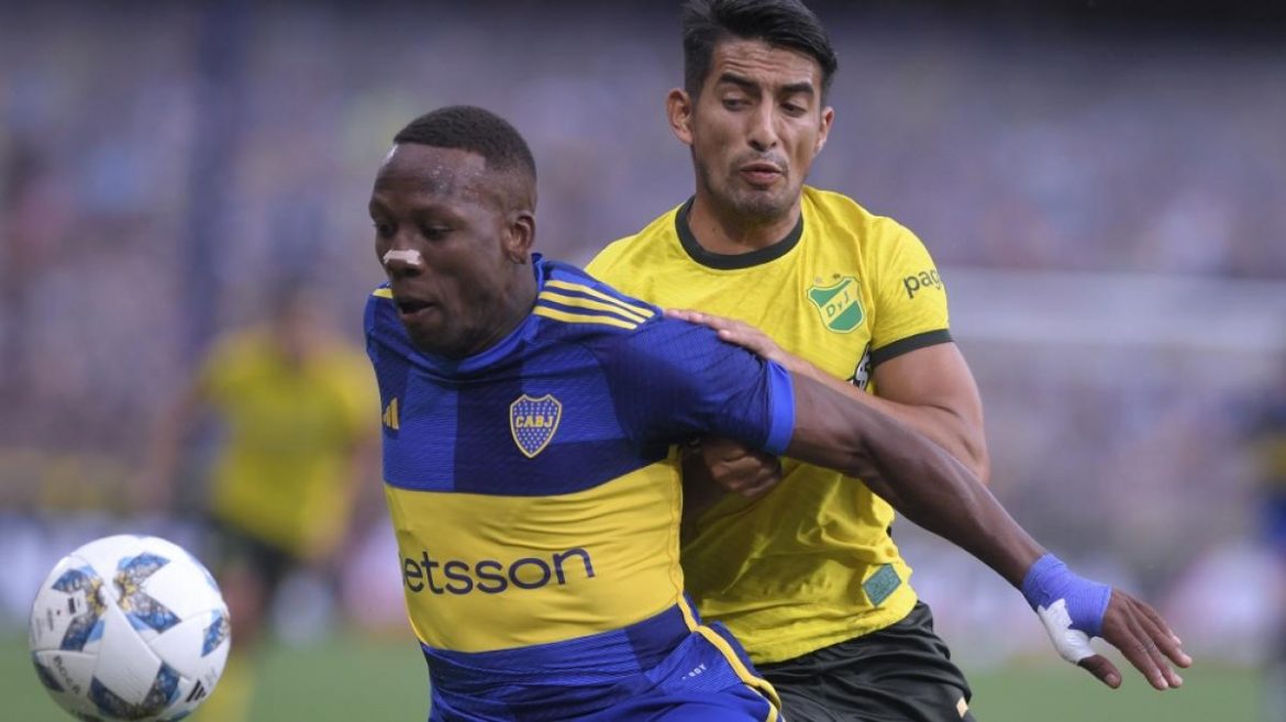 Boca empató con Defensa y Justicia en el regreso a la Bombonera