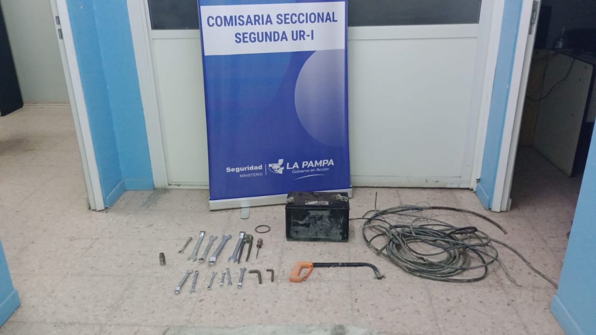 Detenido por robar elementos de un obrador