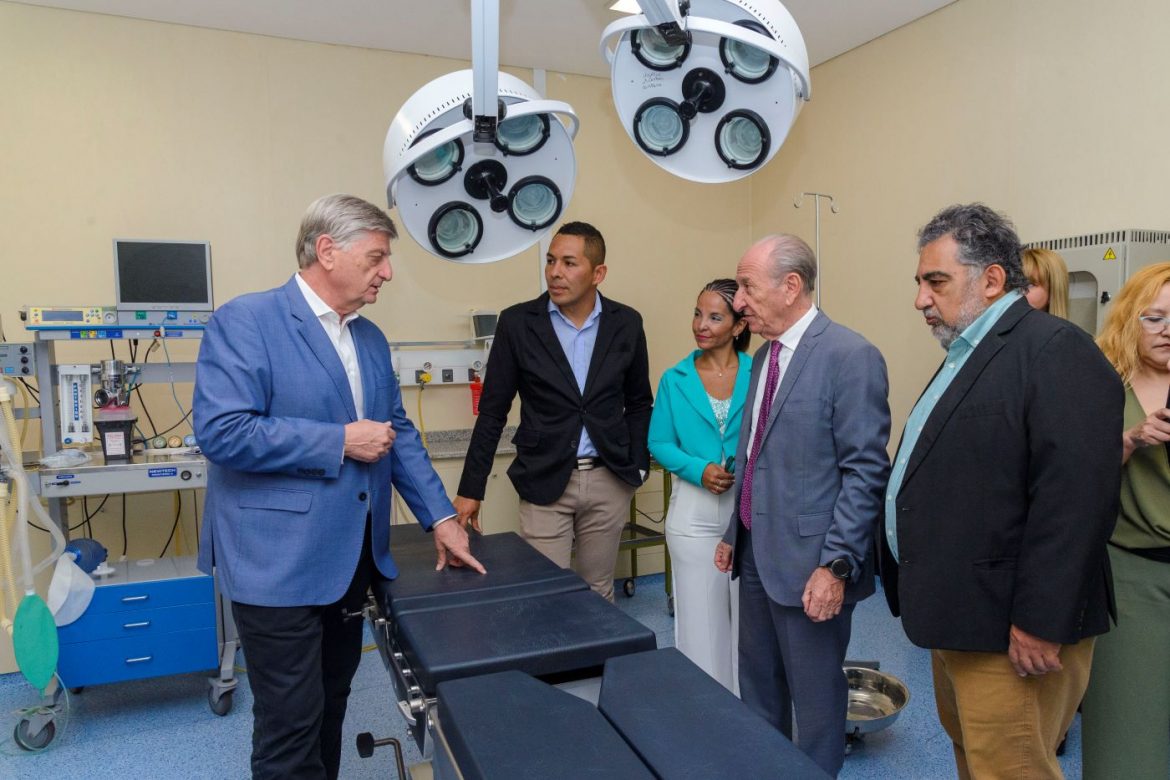 Ziliotto recorrió ampliaciones y refacciones del hospital del 25 de Mayo por $2.300 millones