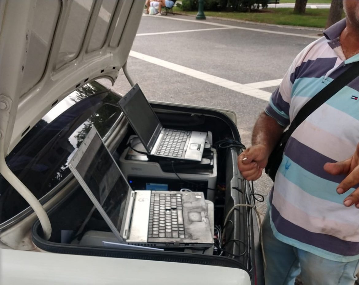 Detienen en Santa Rosa a cuatro personas de Mendoza que fotografiaban a menores