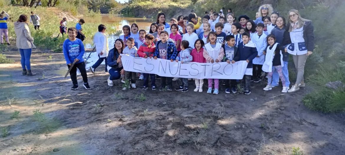 Por las lluvias volvió el río Atuel a La Pampa