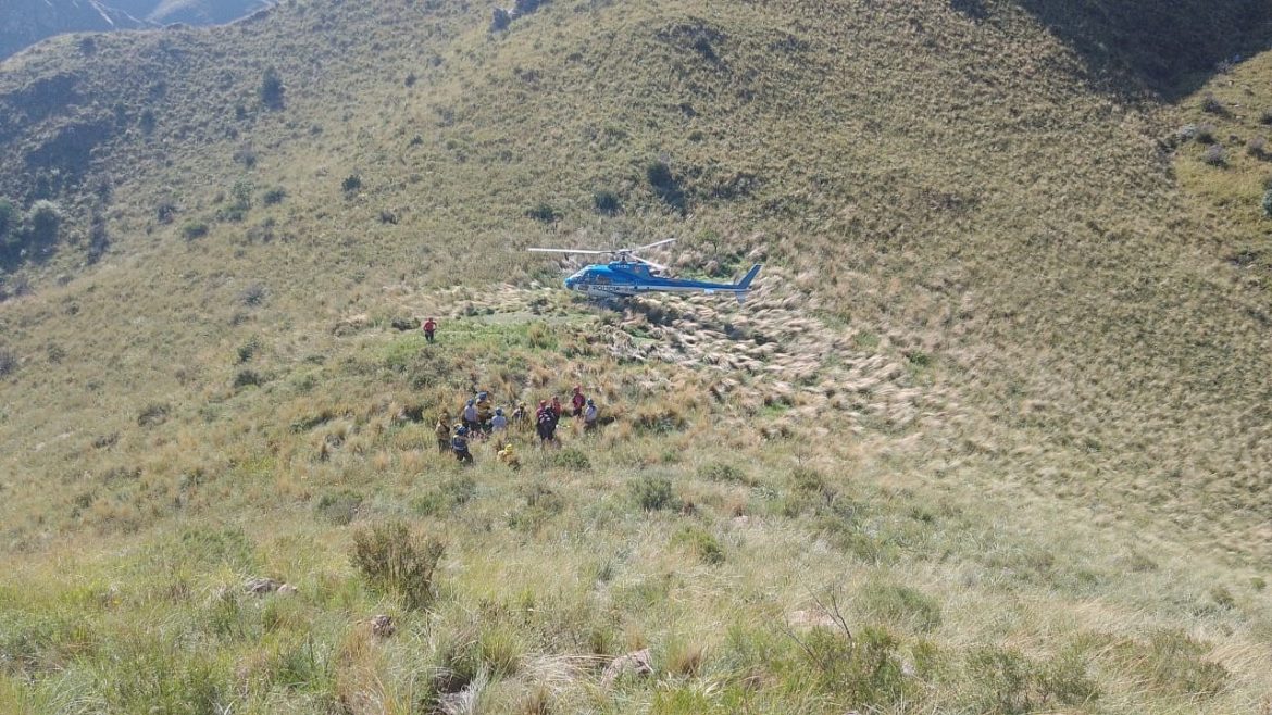 Falleció el pampeano que había sido rescatado en el Cerro Uritorco