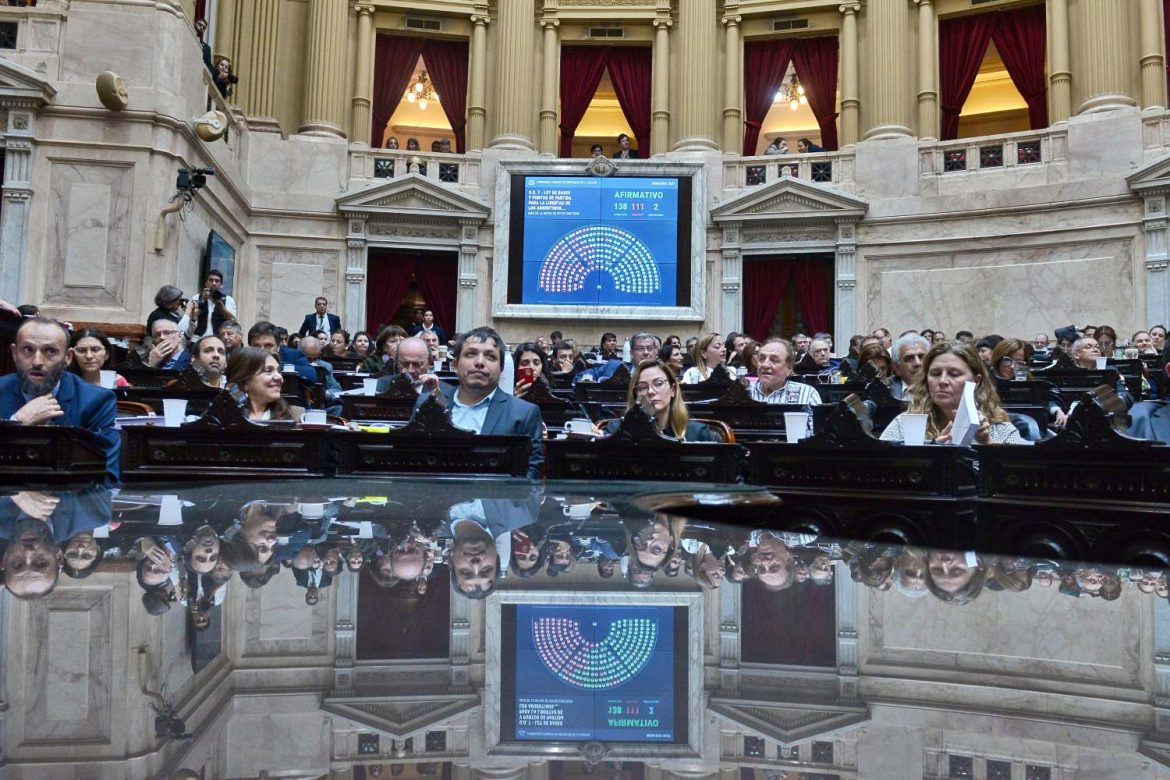 Diputados aprobó en general la Ley de Bases