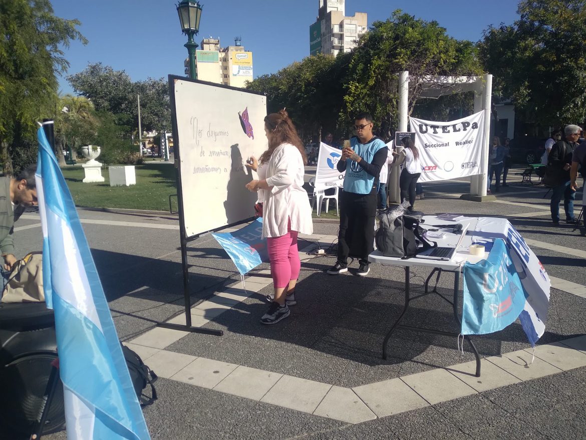 Utelpa dijo que el acatamiento al paro docente fue del 90%