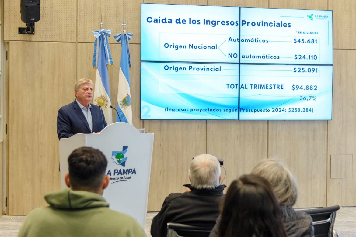 Ziliotto dijo que por el recorte de Milei podría tomar “medidas extremas”: menos Salud, Educación y Seguridad