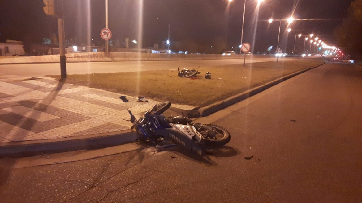 Chocaron dos motos en Santa Rosa: cuatro heridos