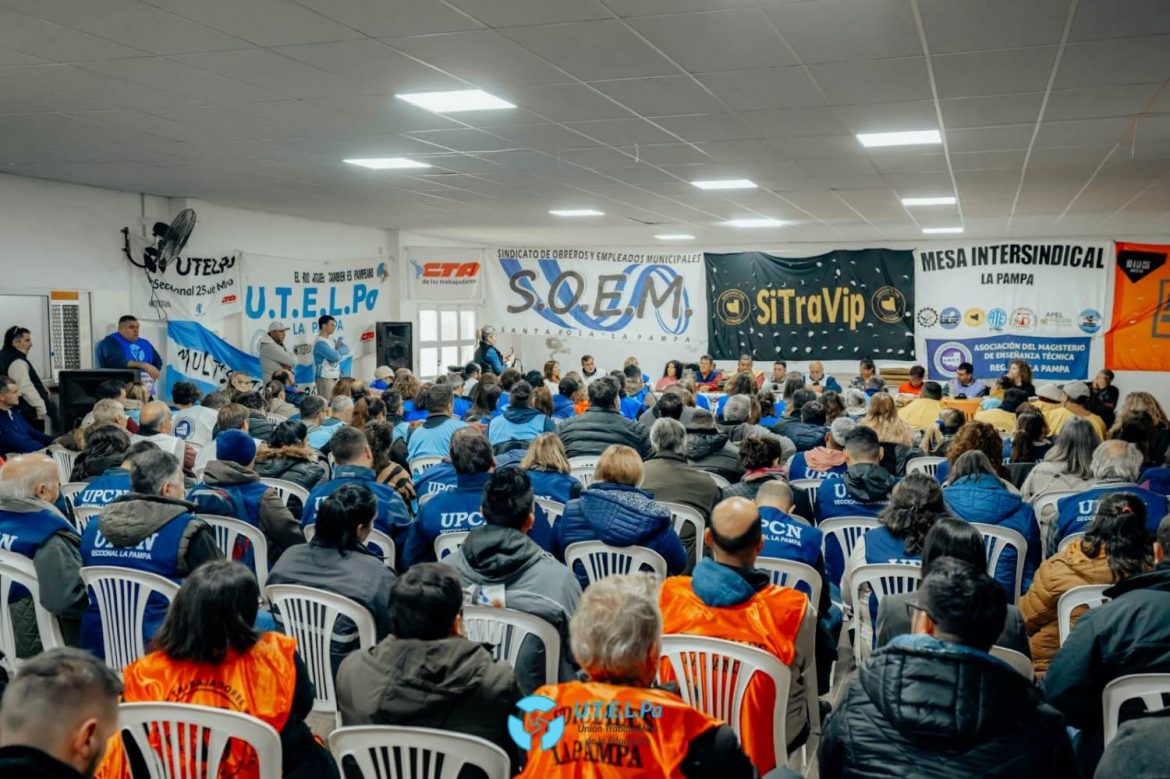 El paro de los estatales en La Pampa es el lunes 10