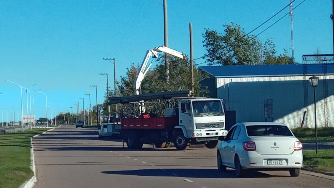 Avanza la obra para llevar fibra óptica a Ataliva Roca