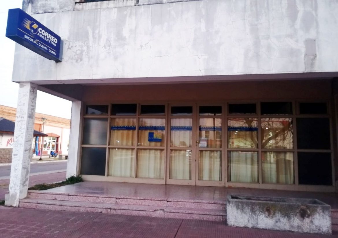 El PJ de Quemú expresó su “gran preocupación” por el posible cierre de la oficina del Correo Argentino