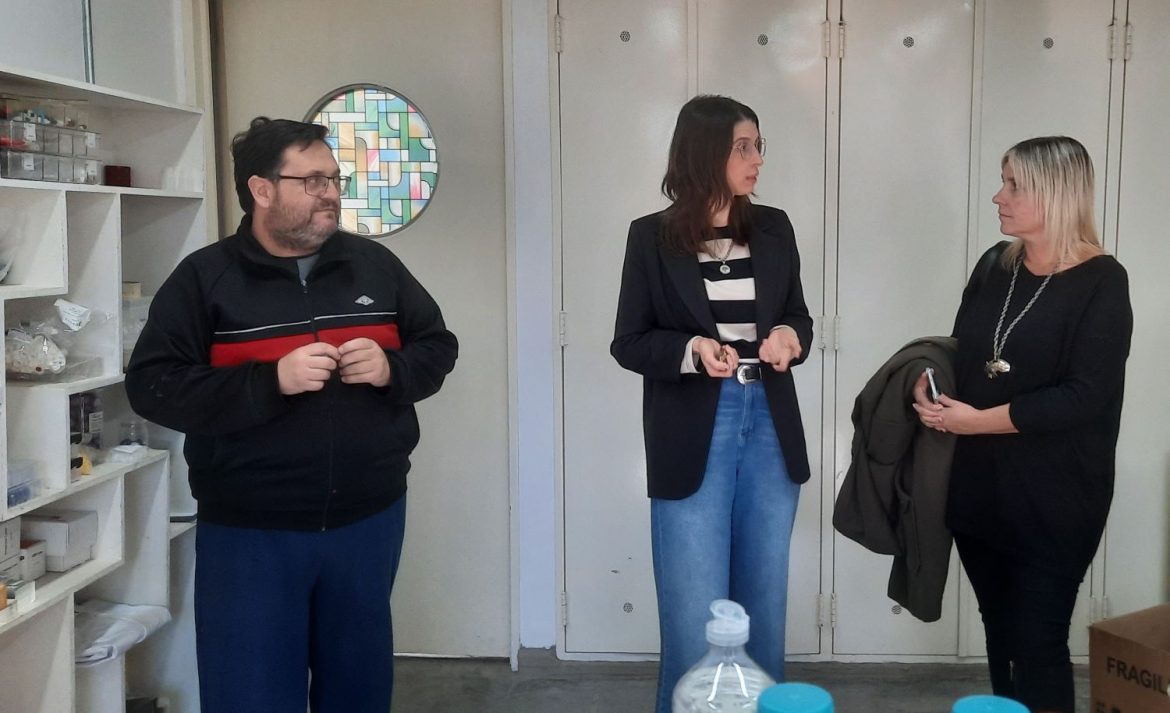 Producción visitó el Instituto de Ciencias de la Tierra y Ambientales de La Pampa