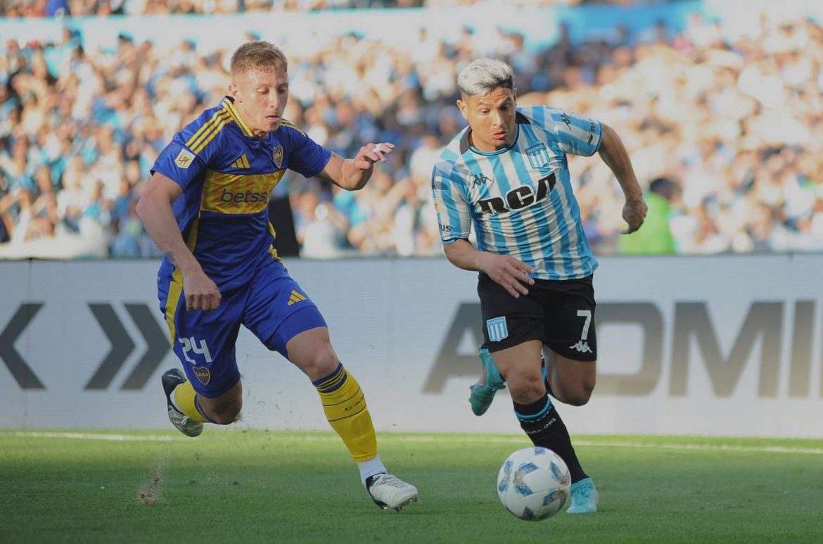 Racing le ganó a Boca y queda a seis de Vélez, el líder Liga Profesional