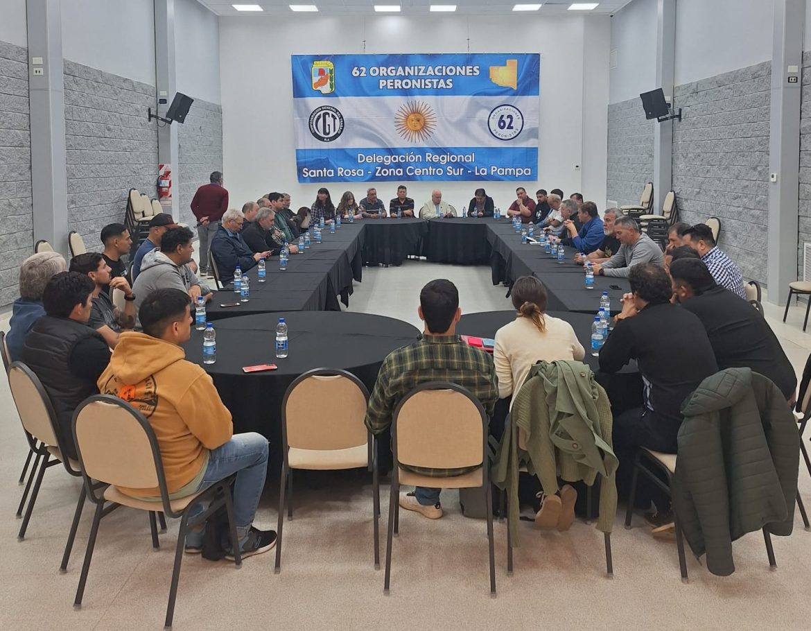 Las 62 Organizaciones Peronistas de La Pampa adhiere y convoca a la Marcha Federal Universitaria