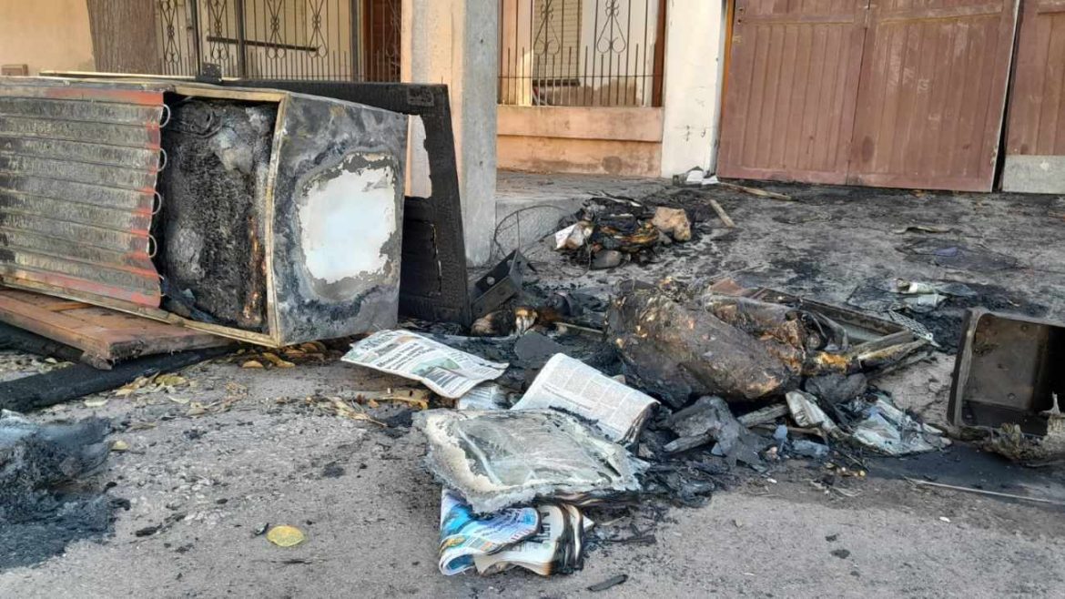 Se incendió una casa en Santa Rosa