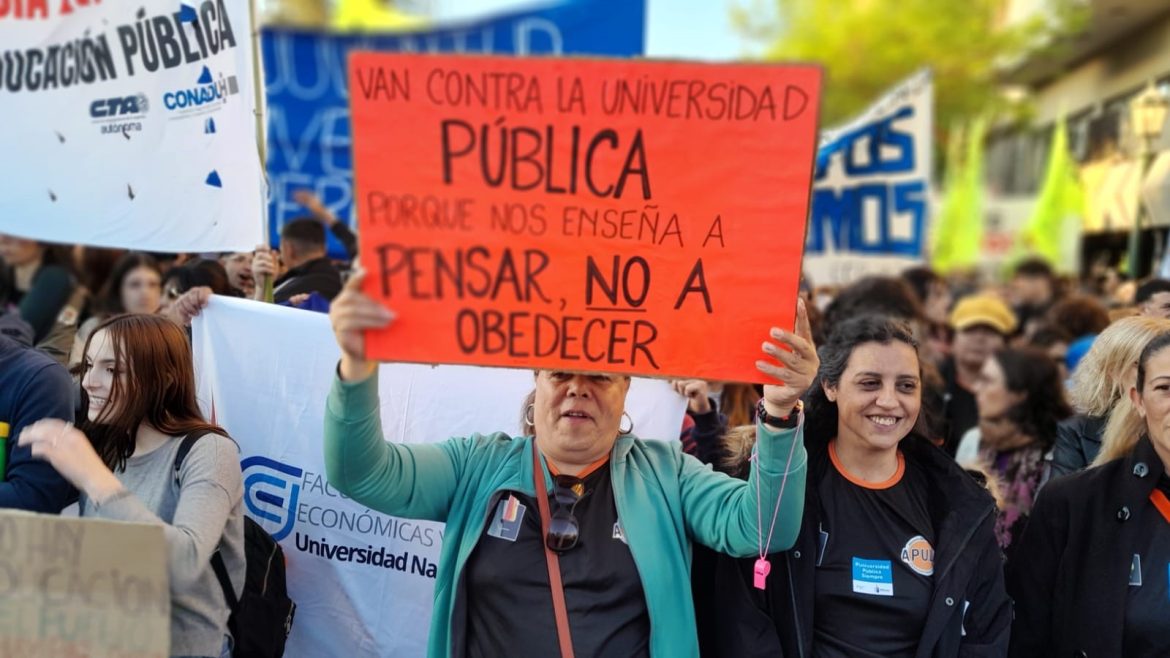 Marcha federal universitaria: este miércoles desde las 18.30 en Santa Rosa y Pico