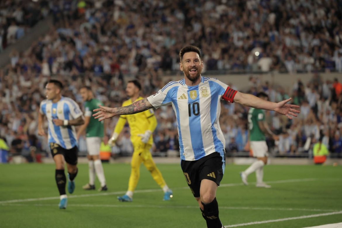 Con un hat trick de Messi, Argentina goleó a Bolivia por las Eliminatorias