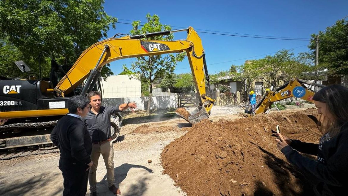 Avanza la red de desagües cloacales y planta de tratamiento de Winifreda