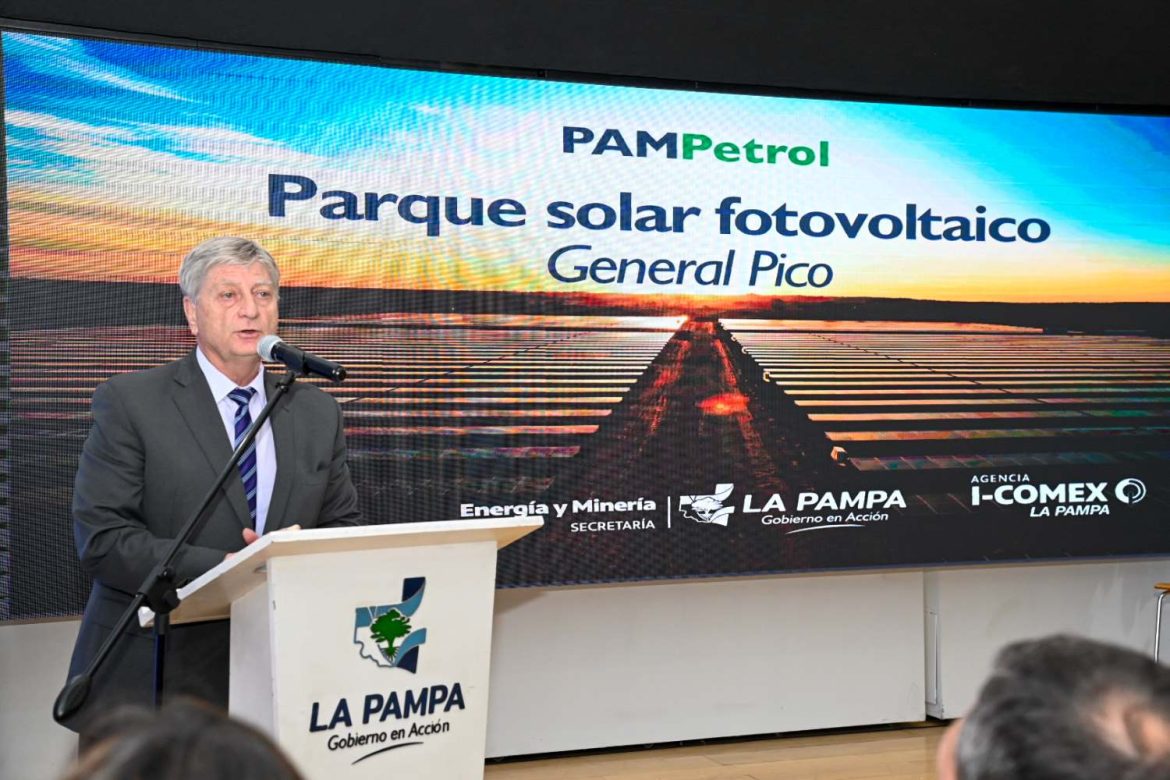 Ziliotto lanzó licitación para que empresas privadas inviertan en el parque solar de Pico