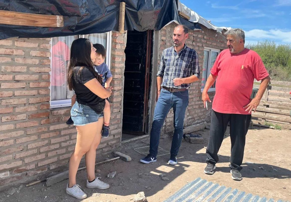 Continúan las tareas del Gobierno provincial por el temporal en Santa Isabel