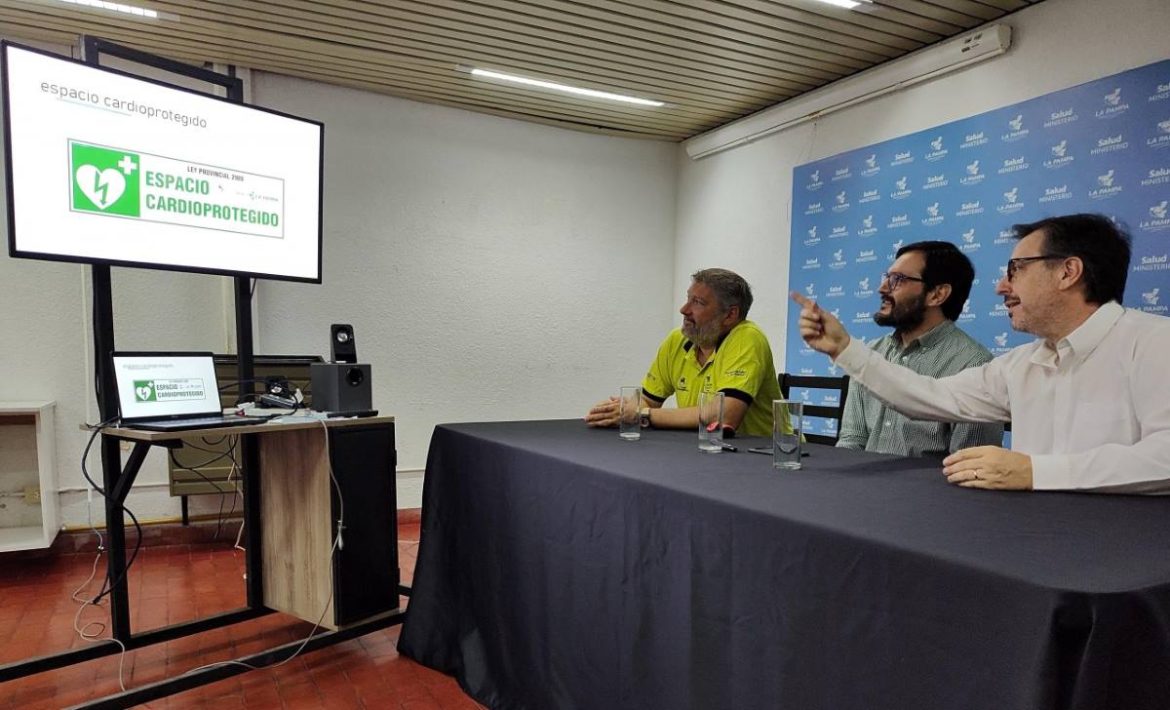 Presentaron el Registro Provincial de Desfibriladores Automatizados y Georreferenciación de DEA