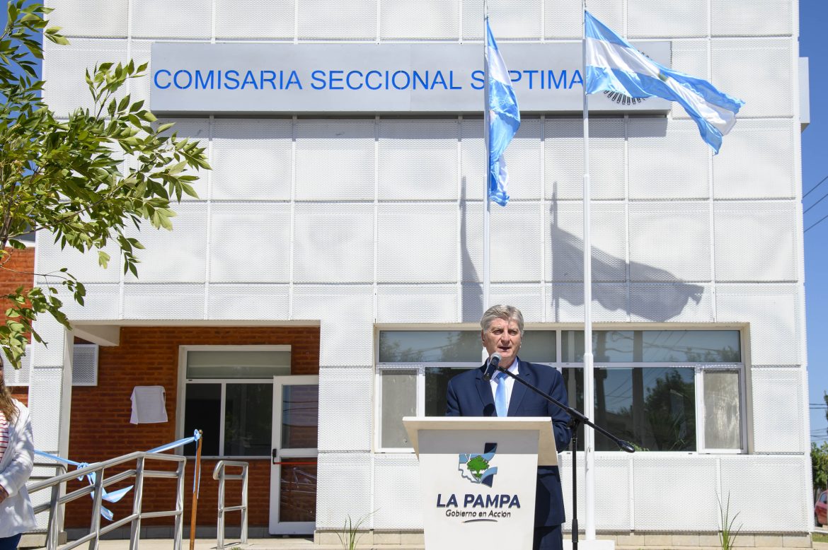 Ziliotto inauguró una nueva comisaría en Santa Rosa: “La seguridad es una prioridad”
