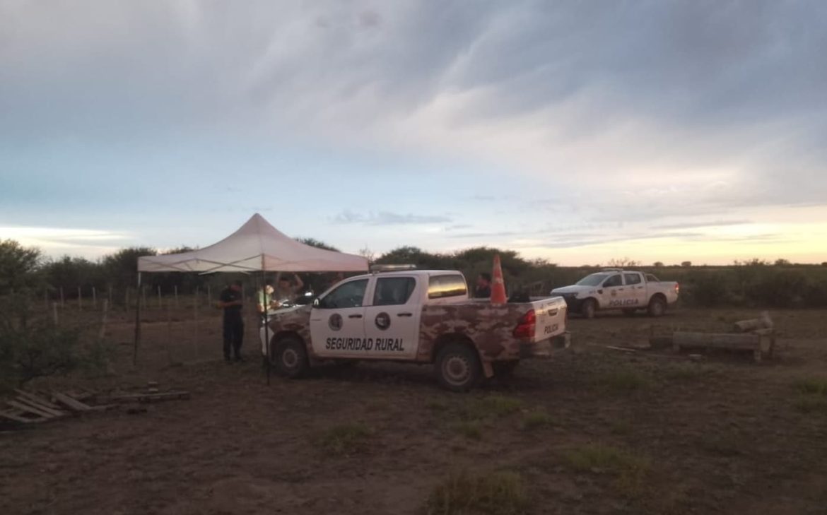 Robaron en un campo de Cuchillo Co: la Policía recuperó 23 animales y detuvo a dos personas