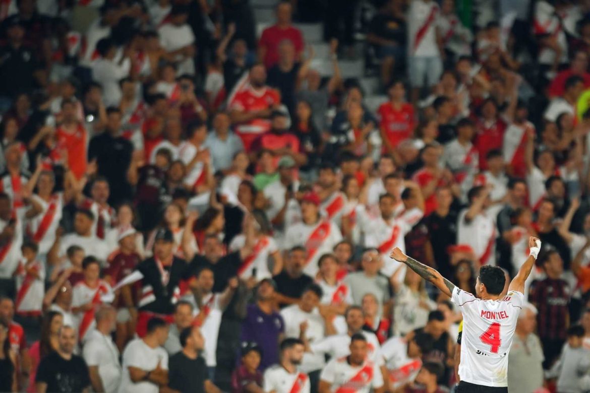 Montiel tuvo se regreso soñado al Monumental y River le ganó sobre la hora a Instituto
