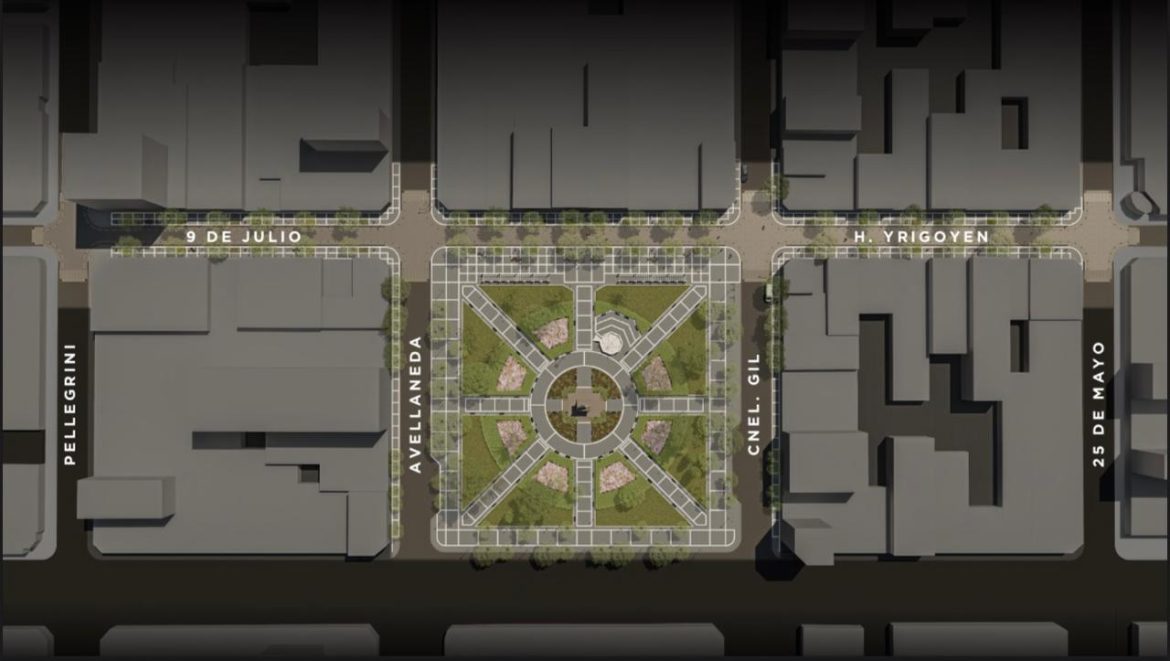 Modernizan el microcentro de Santa Rosa: semipeatonal de tres cuadras y reformas en la plaza San Martín