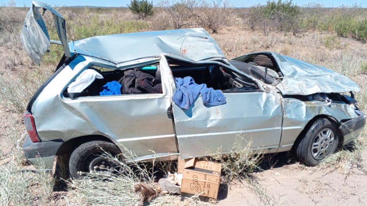 Murió un hombre en un vuelco en la ruta nacional 151