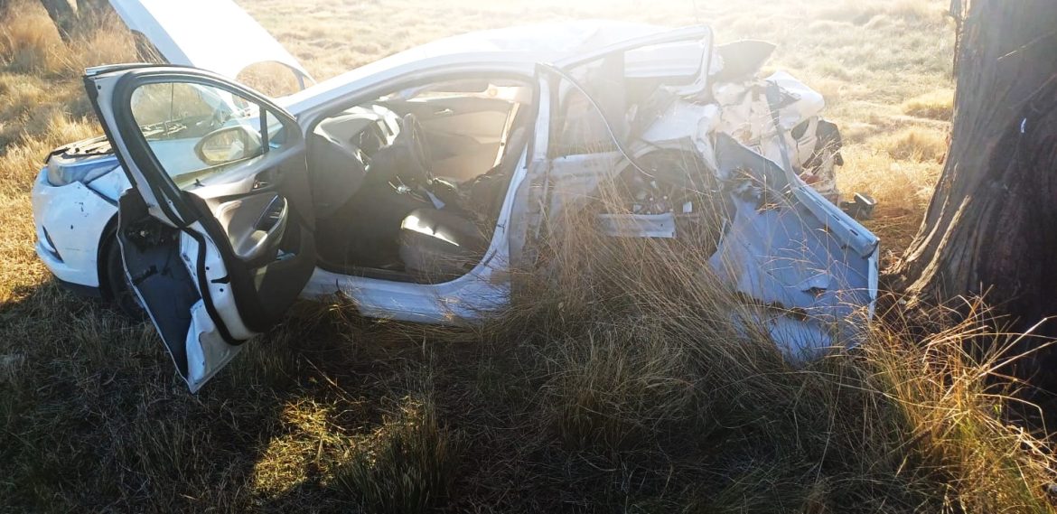 Condena e inhabilitación a un conductor por provocar un choque contra un auto oficial en la ruta 5
