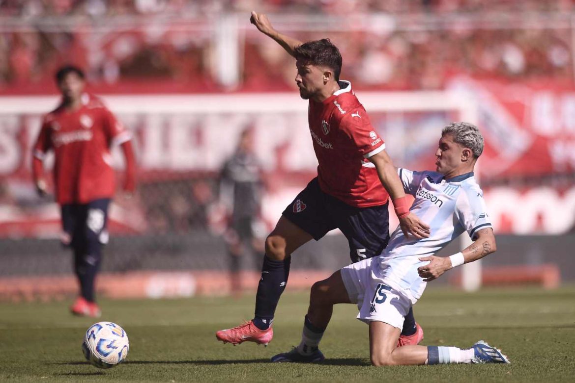 Independiente y Racing igualaron en el clásico de Avellaneda en un partido caliente