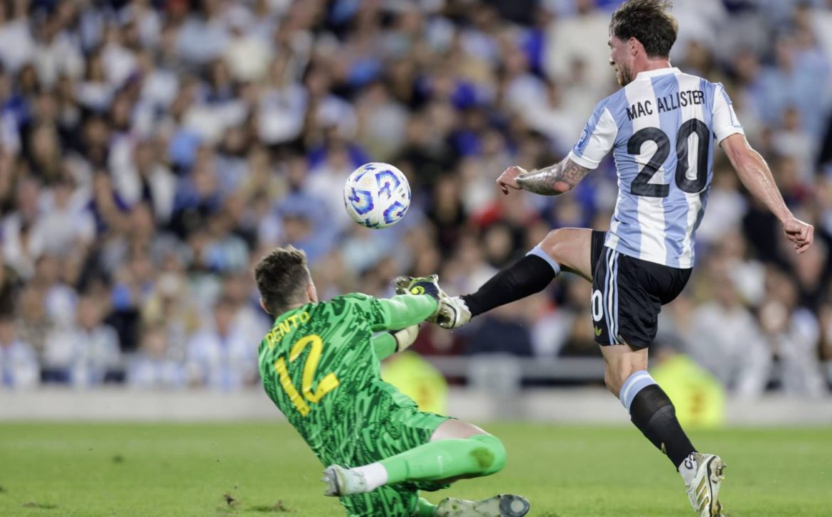 Con gol de Alexis Mac Allister, la Selección apabulló a Brasil