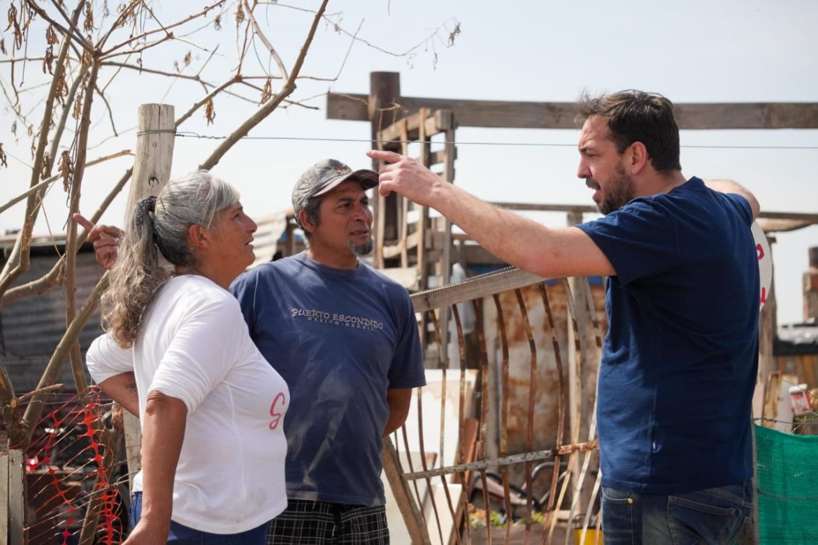 Luz para El Nuevo Salitral: el municipio ya comenzó relevamiento familia por familia para avanzar con la obra