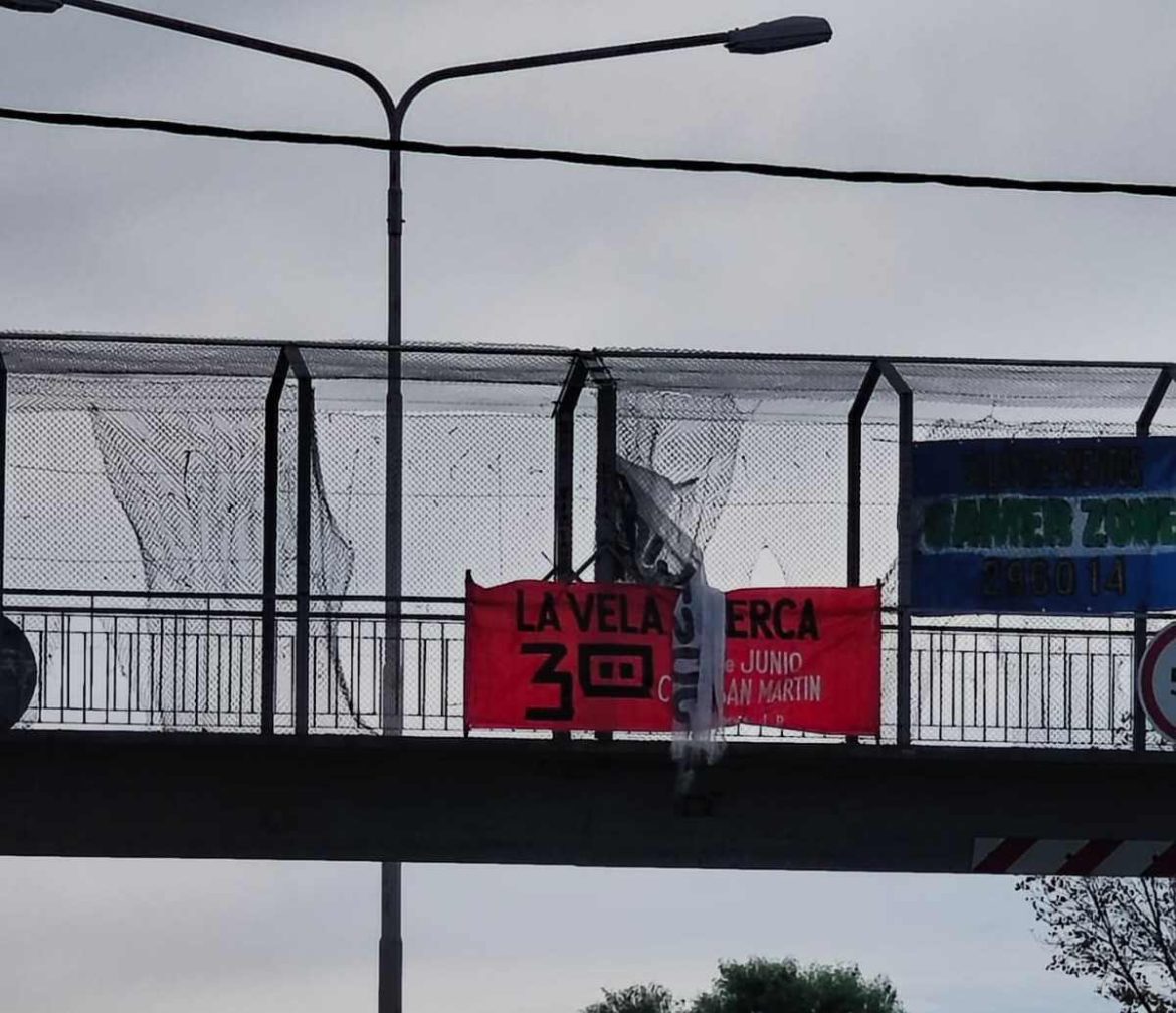 Familiares denuncian que les arrancan los carteles donde se pide justicia por Lía Falcón