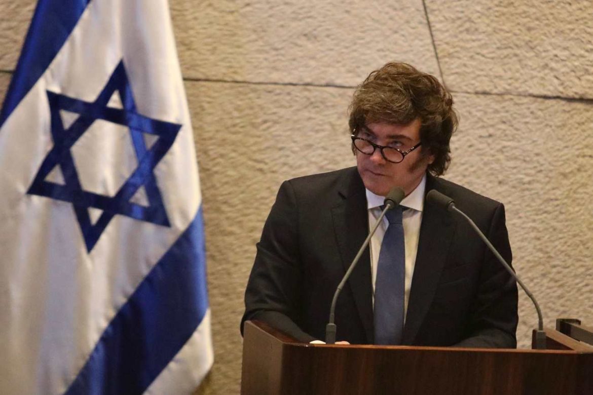 Milei anuncia que trasladará la embajada Argentina a Jerusalén Occidental