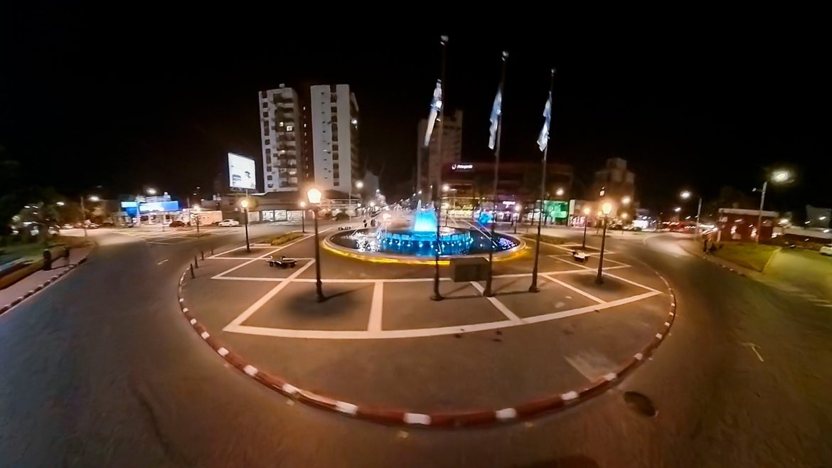 Lista para la selfie: la ciudad de Santa Rosa estrenó su rotonda renovada