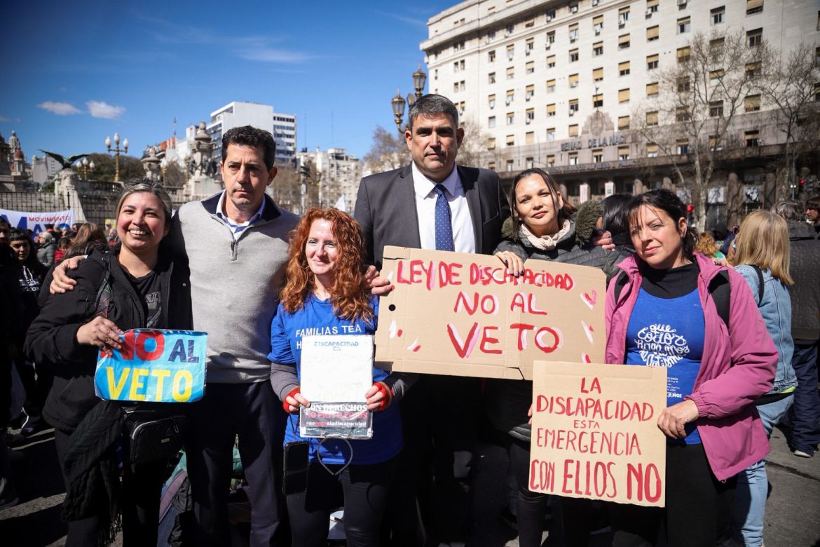 “Tomy, Unión por la Patria vota a favor de la Ley de Emergencia en Discapacidad”