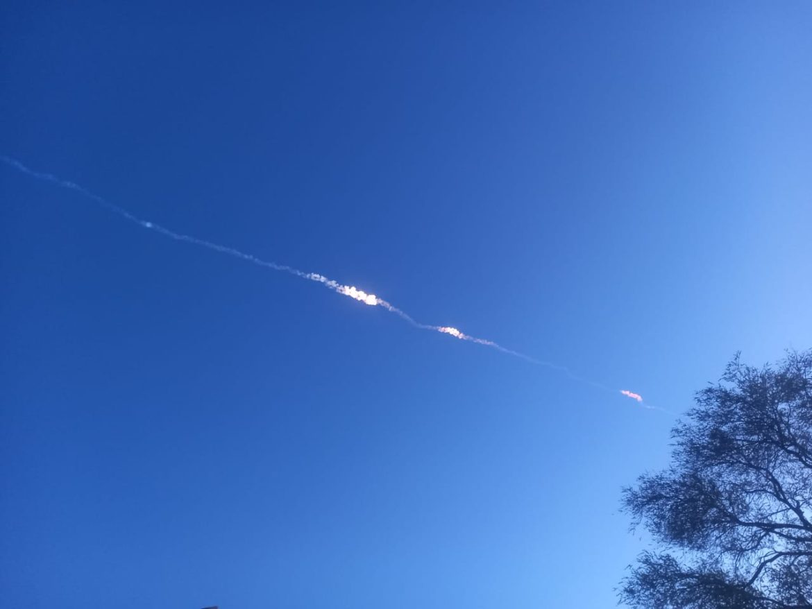 Hubo una explosión que iluminó el cielo de La Pampa