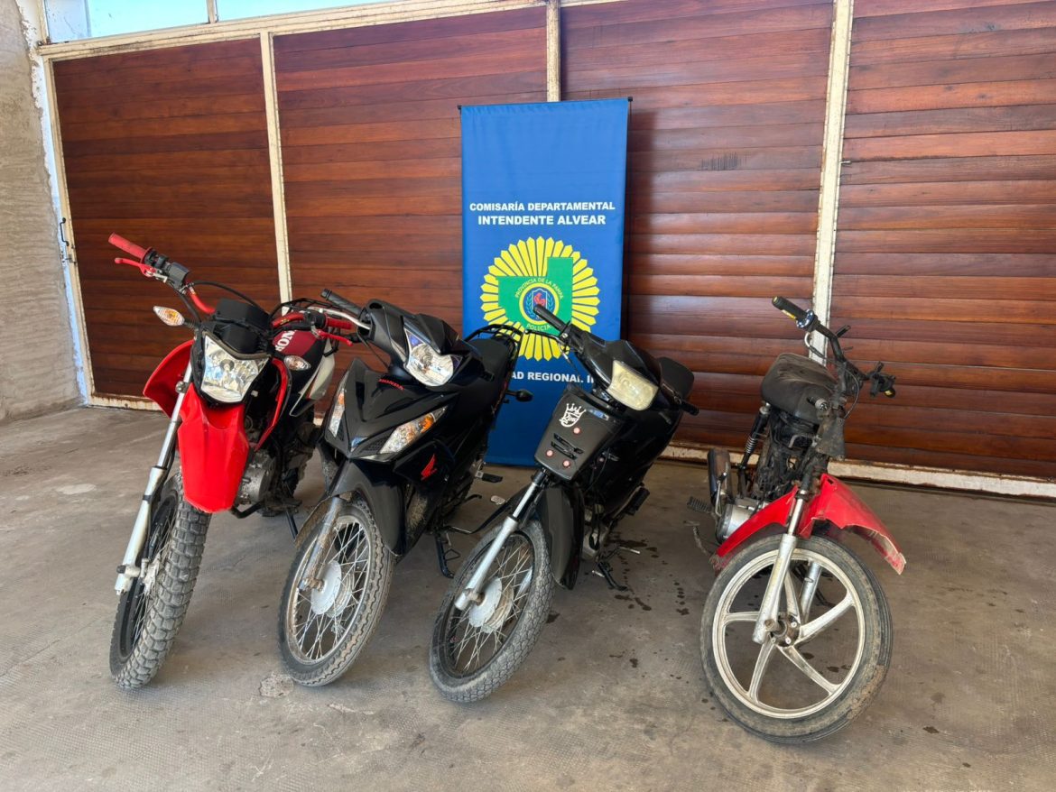 En Alvear la Policía secuestró motos utilizadas en competencias ilegales