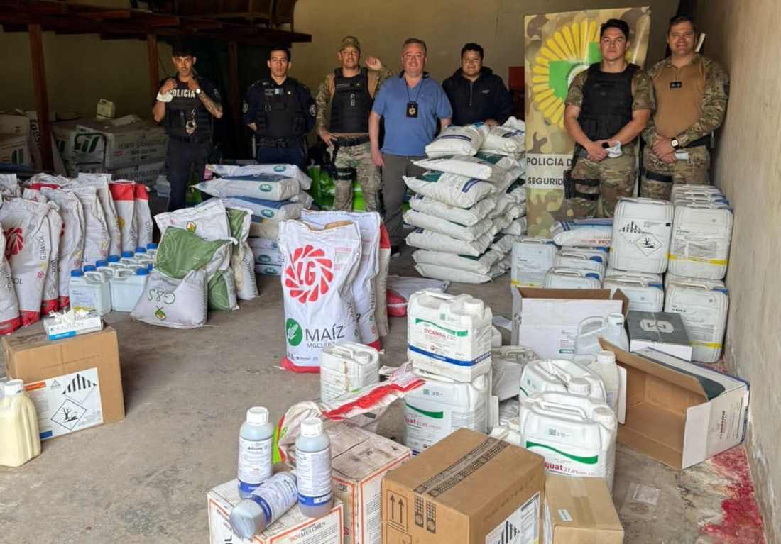 Recuperan agroquímicos y semillas sustraídas en Anguil por $250 millones