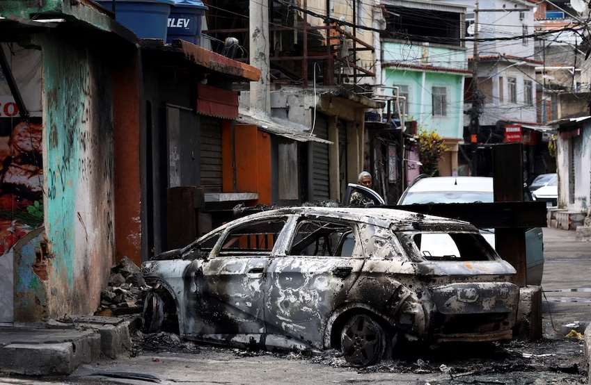 Megaoperativo policial contra la banda criminal Comando Vermelho deja 64 muertos en favelas de Río de Janeiro