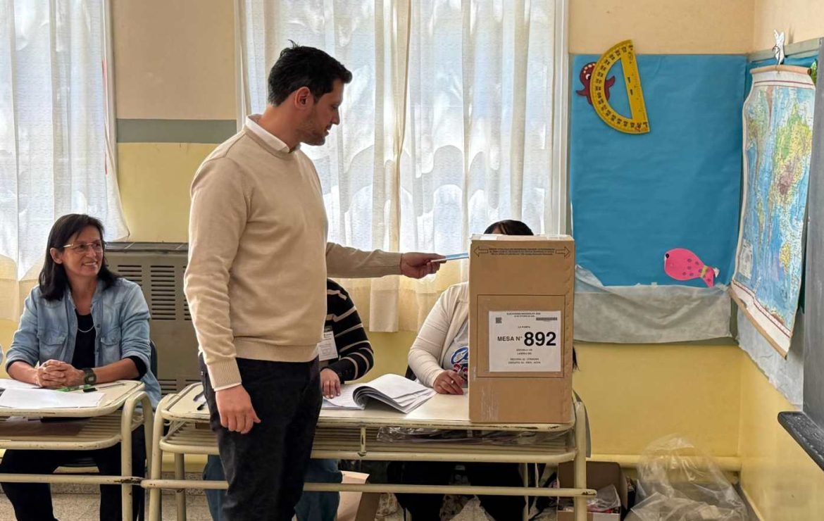 Guidugli votó en Acha: “Espero que la gente venga a votar”