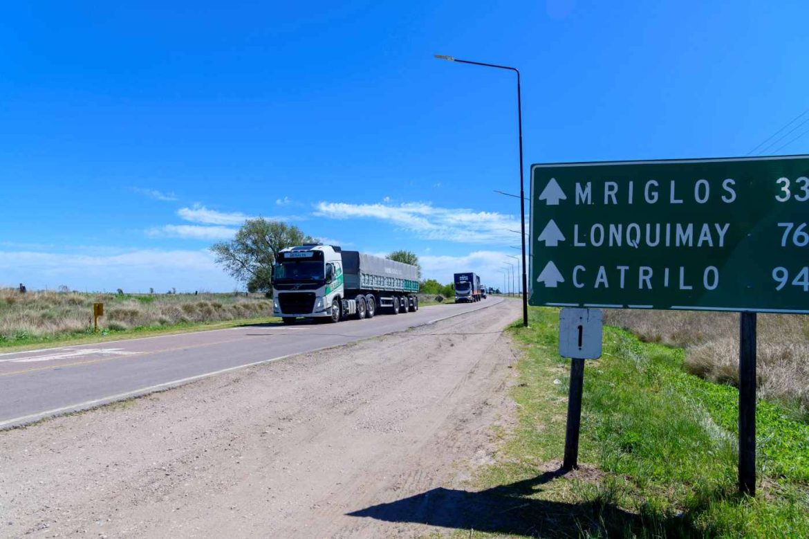 Ruta 1: el Gobierno pampeano licitó la primera vía segura con carriles de sobrepaso y pesaje dinámico