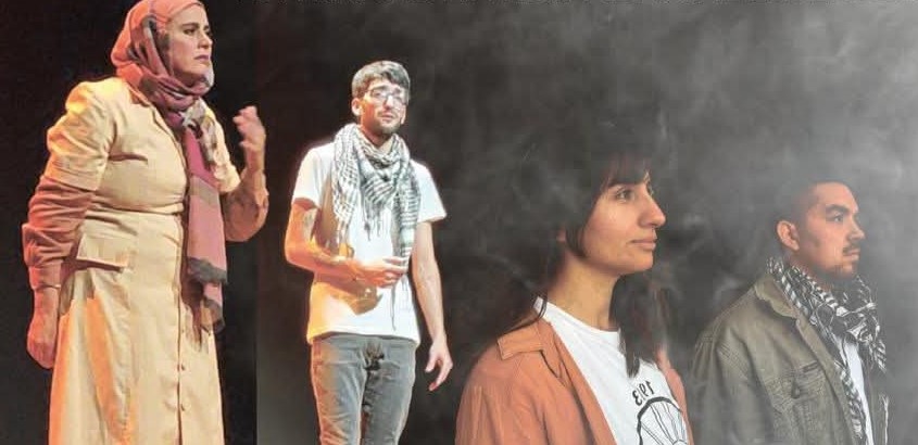 La Comunitaria presenta la obra “Sombras de Gaza” en el Aula Magna de la UNLPam