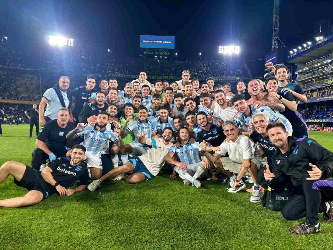 Racing dio el golpe en La Bombonera, eliminó a Boca y es finalista del Clausura